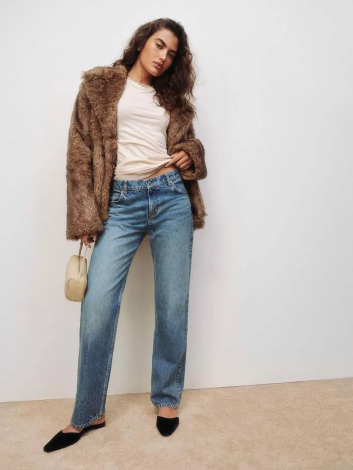 The Reformation Max Slim Tee Sorbet 8211 Clothing