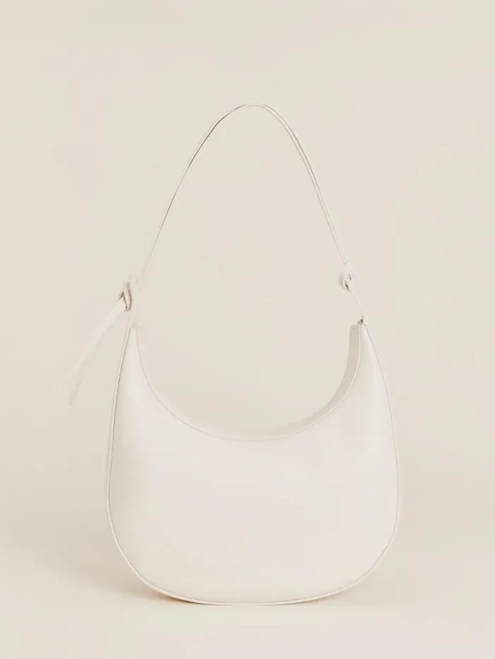 The Reformation Medium Rosetta Shoulder Bag White 8211 Bags