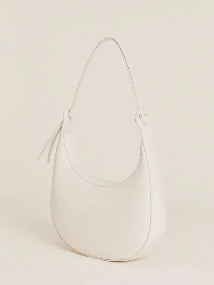 The Reformation Medium Rosetta Shoulder Bag White 8211 Bags