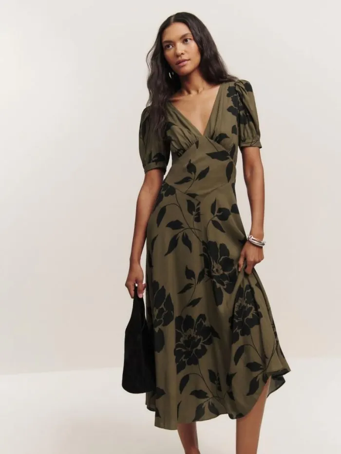 The Reformation Naira Dress Solana 8211 Clothing