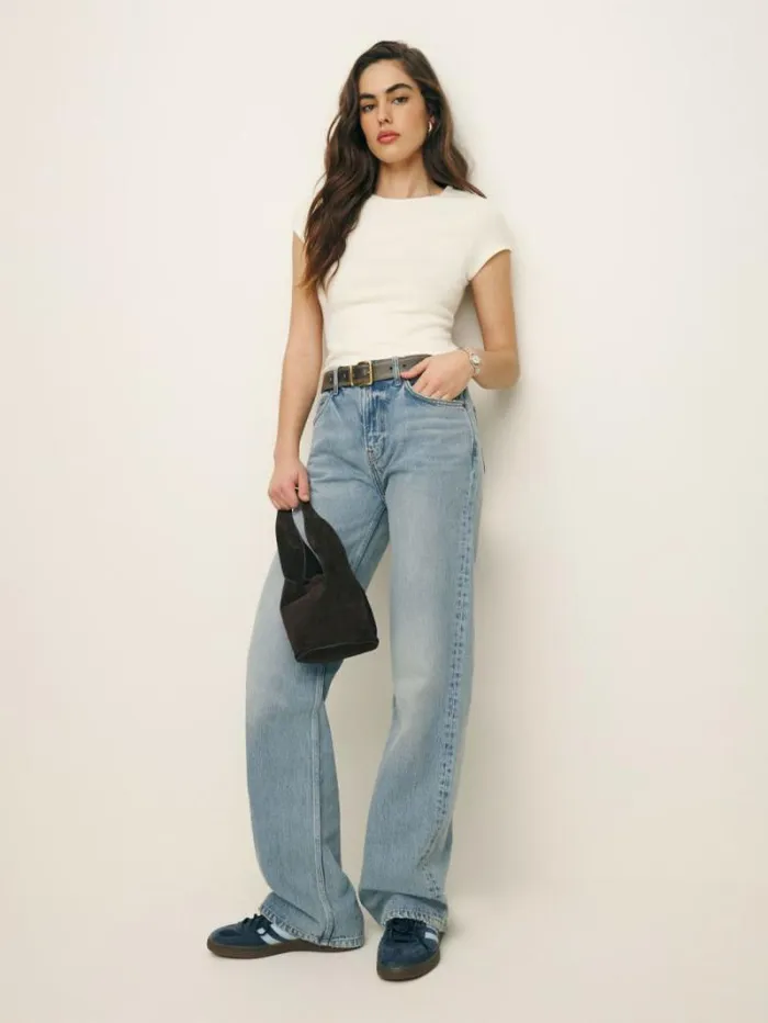 The Reformation Olive Knit Top Fior Di Latte 8211 Clothing