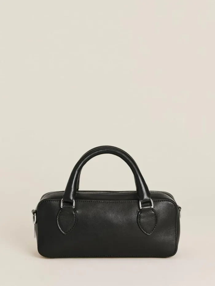 The Reformation Patrizia Crossbody Bag Black Leather 8211 Bags