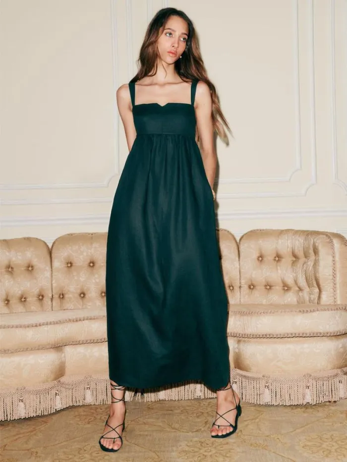 The Reformation Reade Dress Black 8211 Clothing
