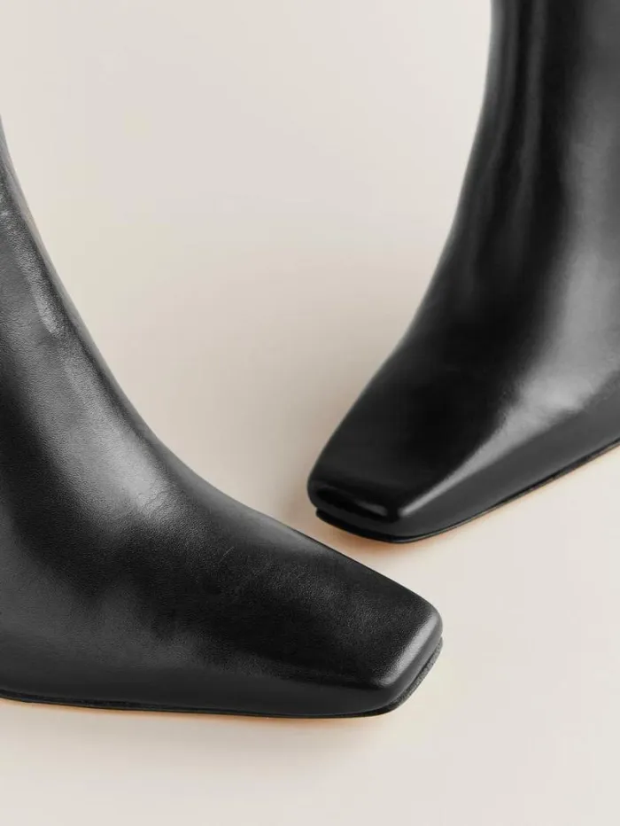 The Reformation Regan Knee Boot Black 8211 Shoes