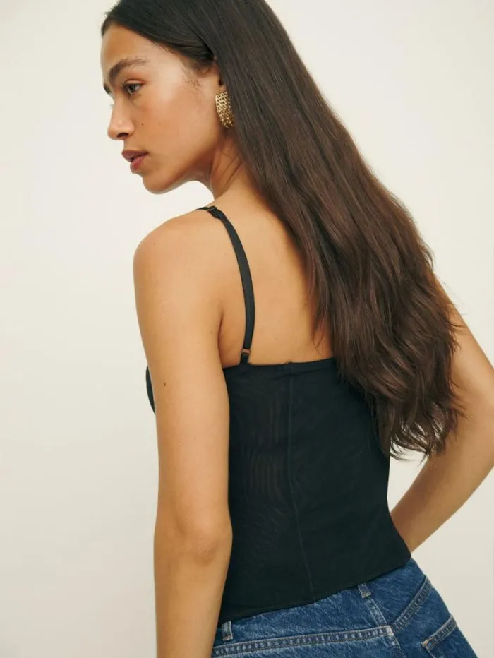 The Reformation Rosetta Top Black 8211 Clothing