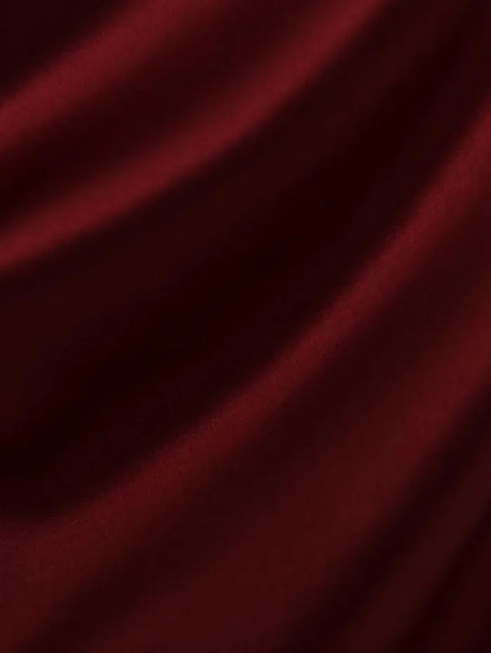 The Reformation Sathia Satin Dress Chianti 8211 Weddings