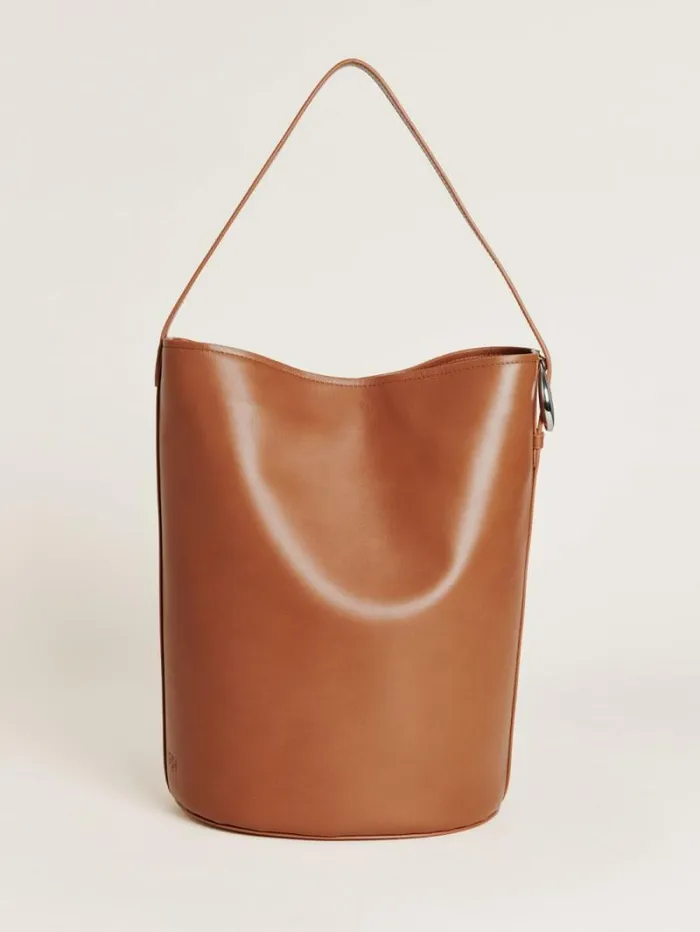 The Reformation Seleena Bucket Bag Lido Leather 8211 Bags