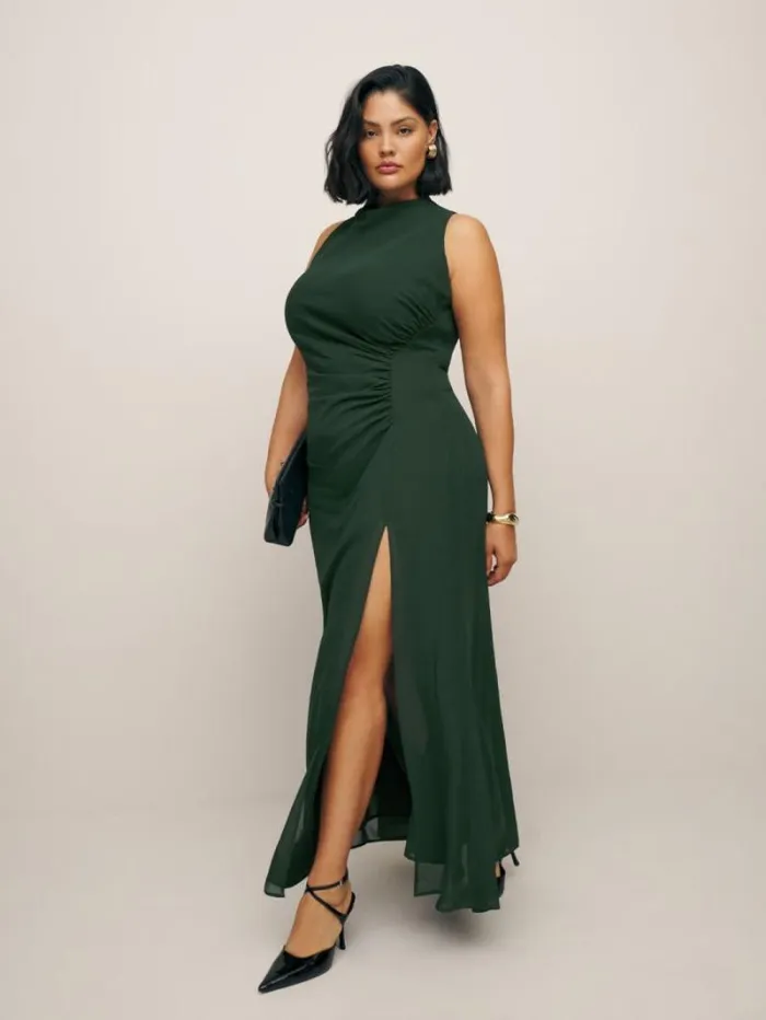 The Reformation Senna Dress Es Forest 8211 ClothingWeddings