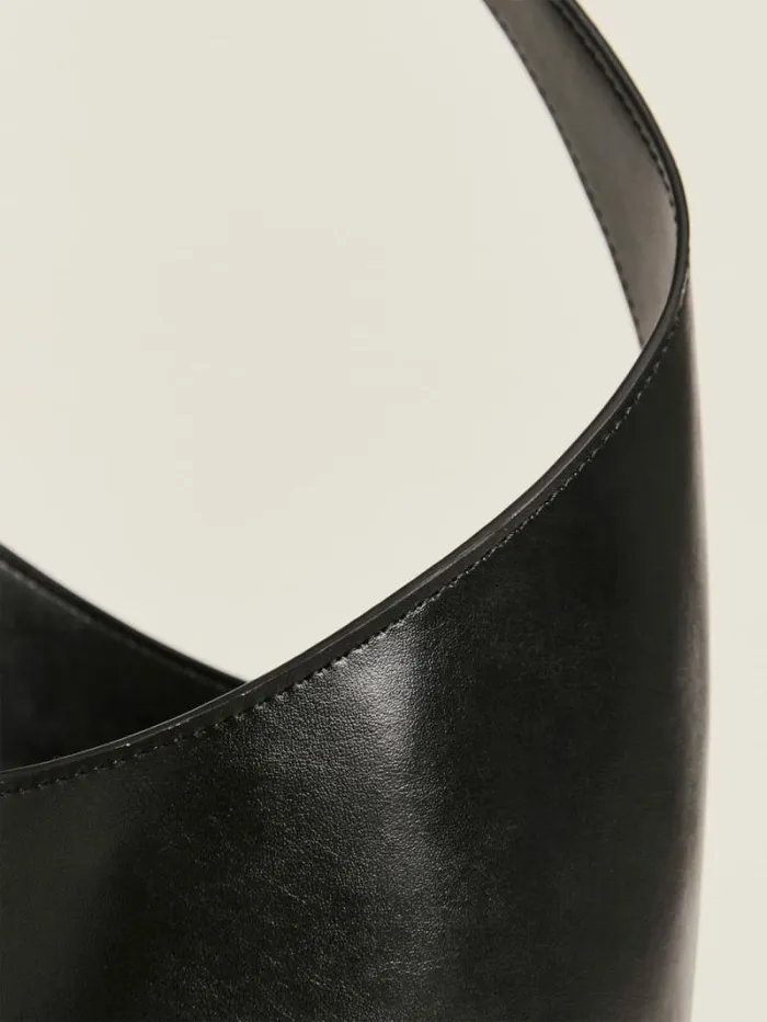The Reformation Small Silvana Bucket Bag Black Mirum Vegan Leather 8211 Bags