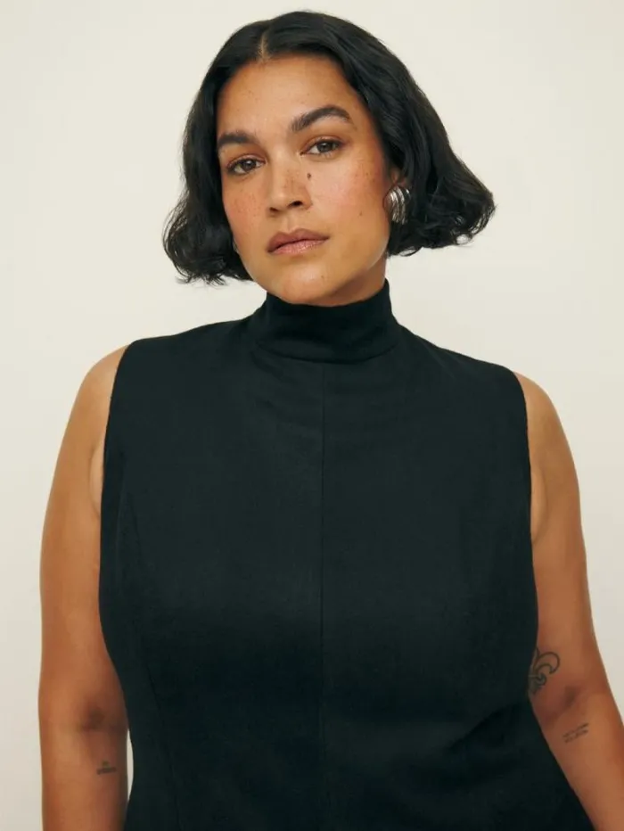 The Reformation Sutton Top Es Black 8211 Clothing