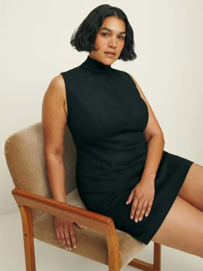 The Reformation Sutton Top Es Black 8211 Clothing