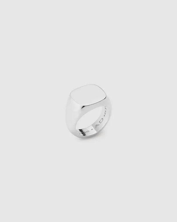 The Square Signet Ring Black TitaniumSterling Silver HeelsBelts rag and bone WomenMen The Square Signet Ring Black TitaniumSterling Silver HeelsBelts rag and bone WomenMen