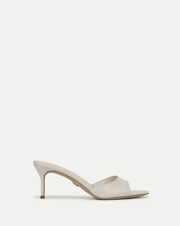 Tia CrocEmbossed Sandal Parchment Women Veronica Beard Shoes