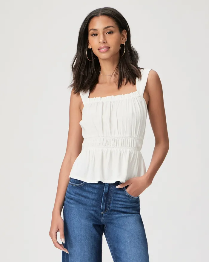Tops and Blouses Laureth Top 8211 White PAIGE Women