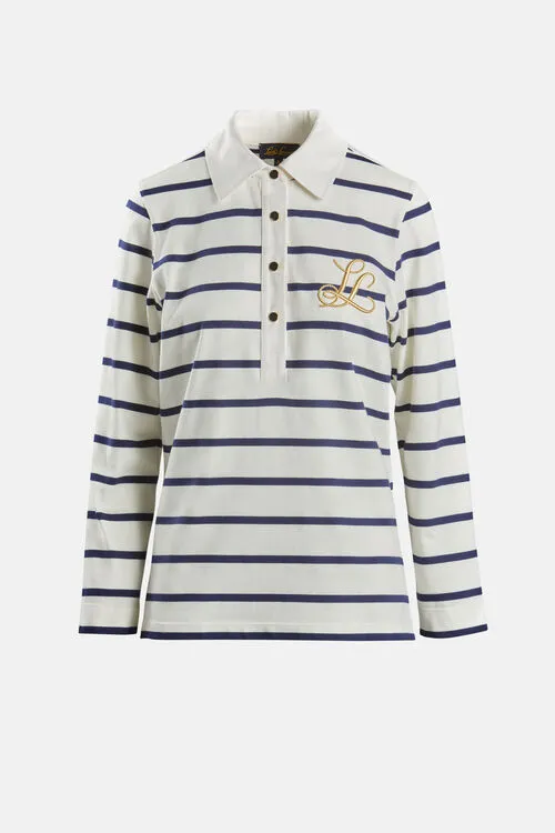 Tops and TShirts Luisa Spagnoli Women Biografo Biografo CreamBlue Tops and TShirts Luisa Spagnoli Women Biografo Biografo CreamBlue