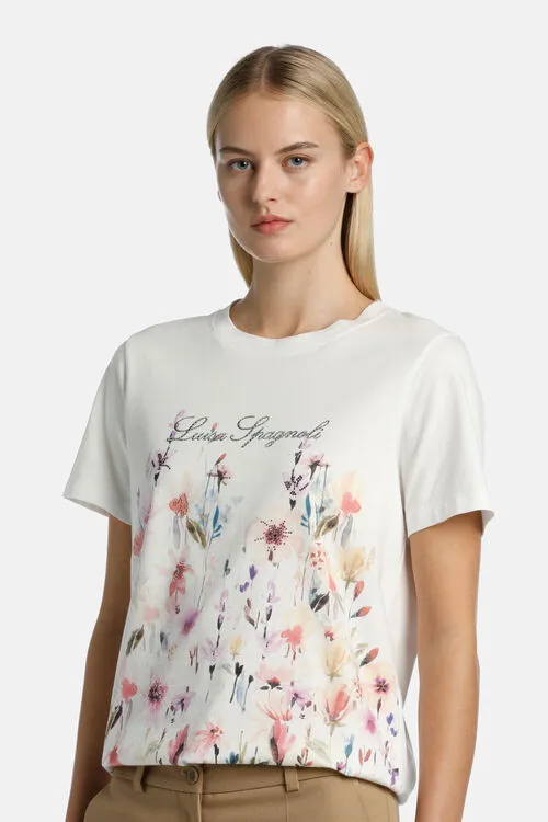 Tops and TShirts Luisa Spagnoli Women Boemi Boemi Cream