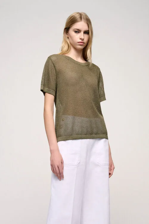 Tops and TShirts Luisa Spagnoli Women Culto Culto Military Green