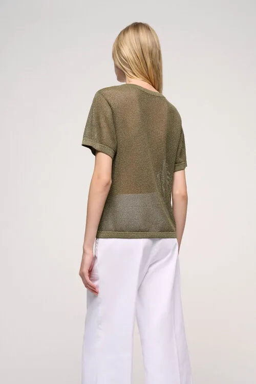 Tops and TShirts Luisa Spagnoli Women Culto Culto Military Green Tops and TShirts Luisa Spagnoli Women Culto Culto Military Green