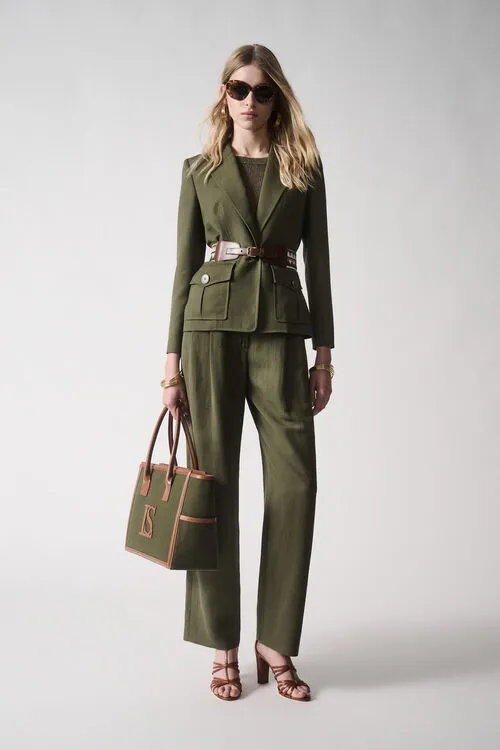 Tops and TShirts Luisa Spagnoli Women Culto Culto Military Green Tops and TShirts Luisa Spagnoli Women Culto Culto Military Green