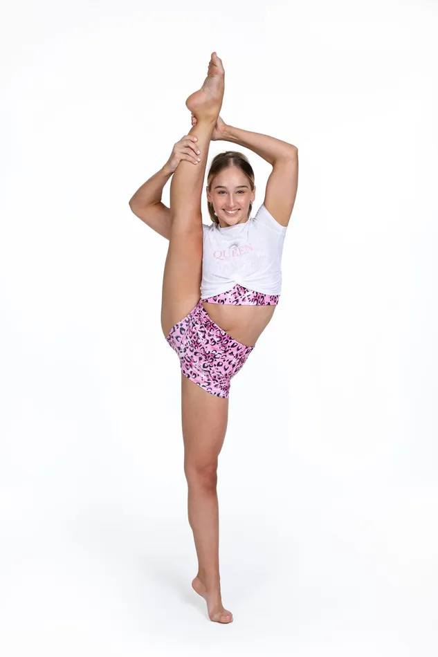 Tops Bloch Children Bloch X Flo Active Twist Front Tee White Tops Bloch Children Bloch X Flo Active Twist Front Tee White
