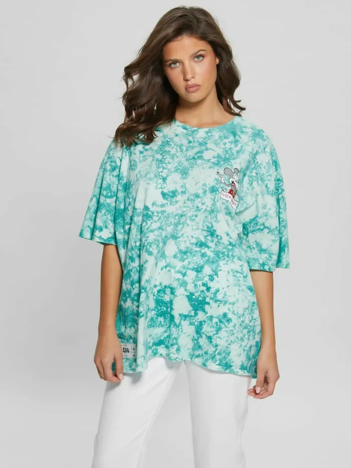 Tops Martini Mouse Oversized Tee Carribean Water Multi 8211 GUESS Women Tops Martini Mouse Oversized Tee Carribean Water Multi 8211 GUESS Women