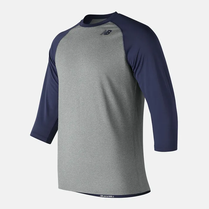 Tops New Balance Kids Youth 3 Quarter Raglan TEAM NAVY