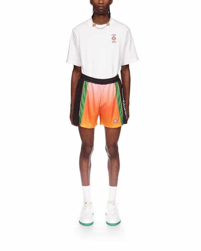 Trousers and Shorts Men Casablanca Paris Gradient Football Shorts Trousers and Shorts Men Casablanca Paris Gradient Football Shorts