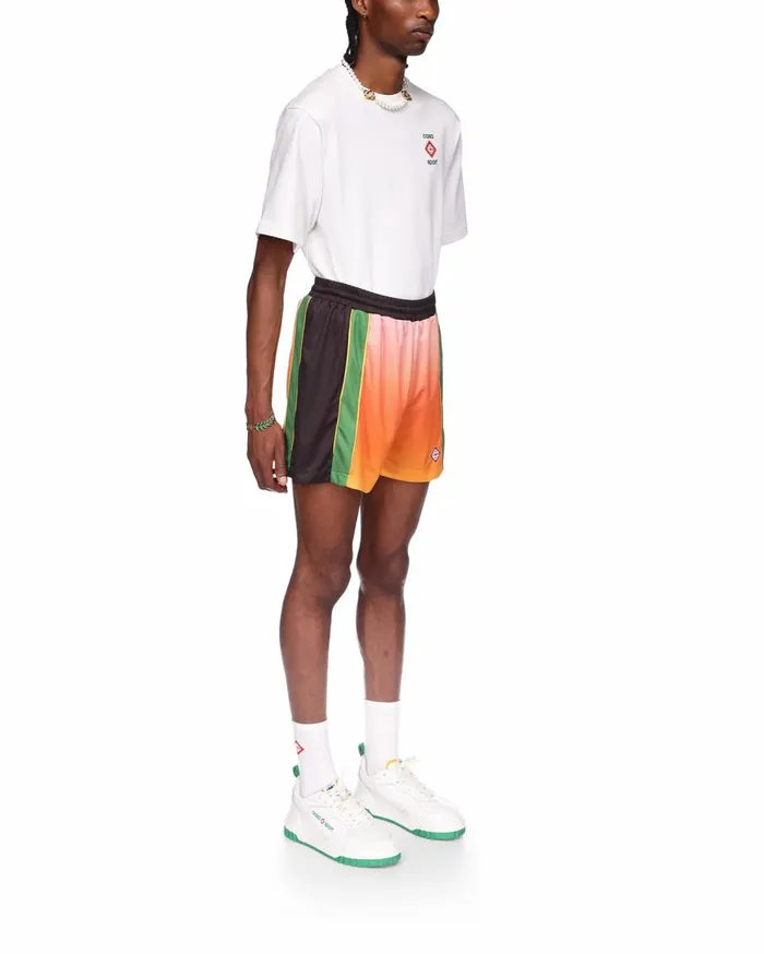 Trousers and Shorts Men Casablanca Paris Gradient Football Shorts Trousers and Shorts Men Casablanca Paris Gradient Football Shorts