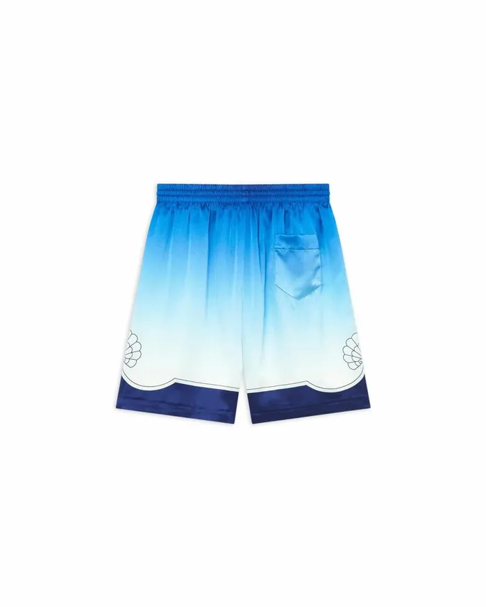 Trousers and Shorts Men Casablanca Paris Place Vendome Silk Shorts