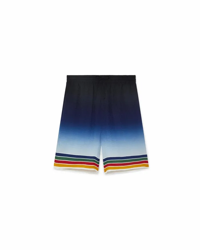 Trousers and Shorts Men Casablanca Paris Studio De Musique Silk Shorts Trousers and Shorts Men Casablanca Paris Studio De Musique Silk Shorts