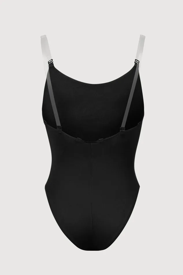 Underwear Bloch Children Girls Auva Adjustable Strap Bodysuit Black Underwear Bloch Children Girls Auva Adjustable Strap Bodysuit Black