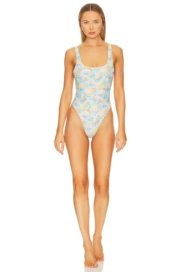 Vacay Is Calling One Piece Multi Blue Vacay Women Lovers and Friends Swimsuits and CoverUps Vacay Is Calling One Piece Multi Blue Vacay Women Lovers and Friends Swimsuits and CoverUps