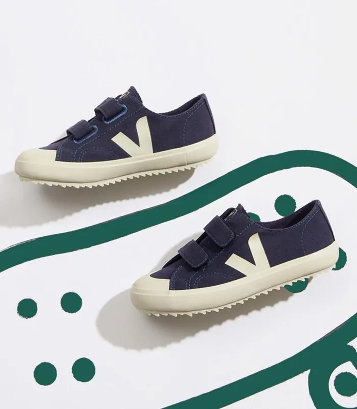 VEJA OLLIE CANVAS MARINE PIERRE Kids Ollie and Flip