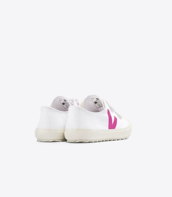 VEJA OLLIE CANVAS WHITE LOTUS Kids Ollie and Flip