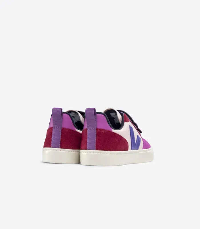 VEJA V10 CHROMEFREE LEATHER MULTICO PETALE Kids V10