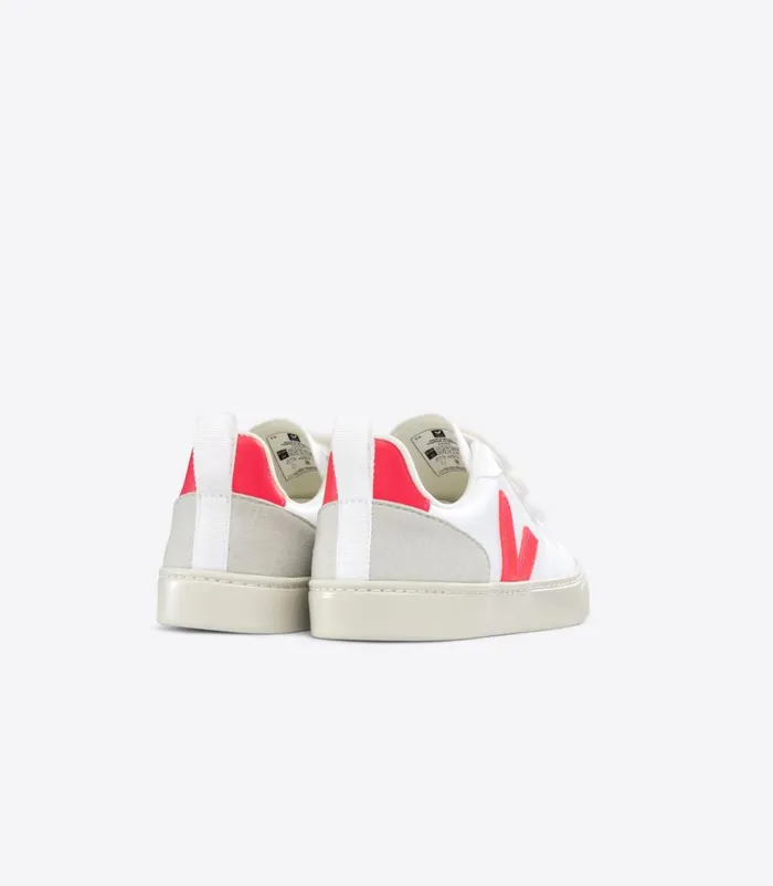 VEJA V10 CWL WHITE ROSE FLUO Kids Vegan