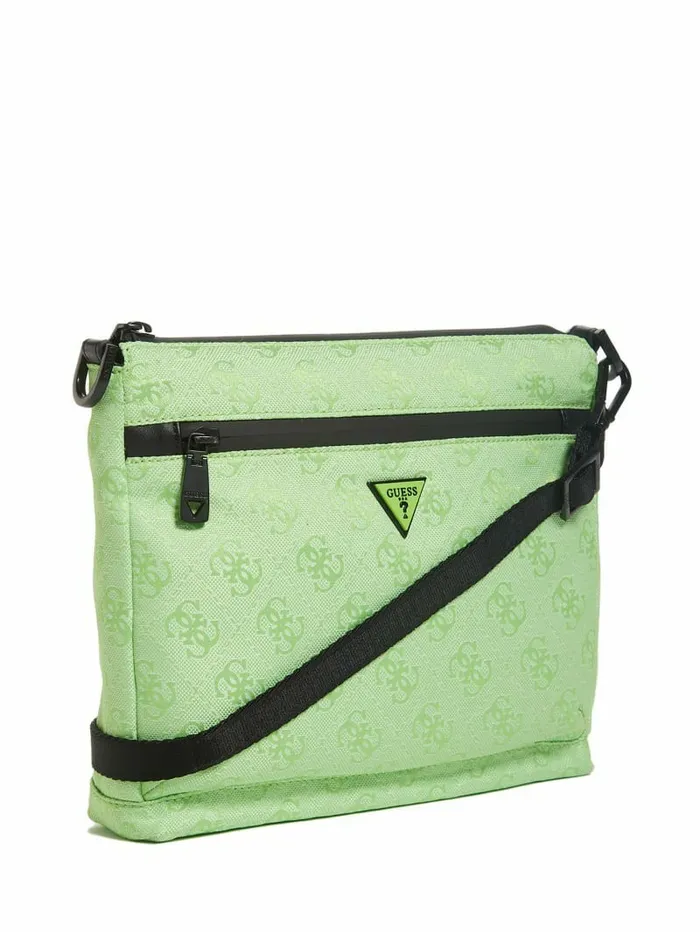 Vezzola Nylon Crossbody Green WomenMen Luggage and Travel Bags GUESS Vezzola Nylon Crossbody Green WomenMen Luggage and Travel Bags GUESS