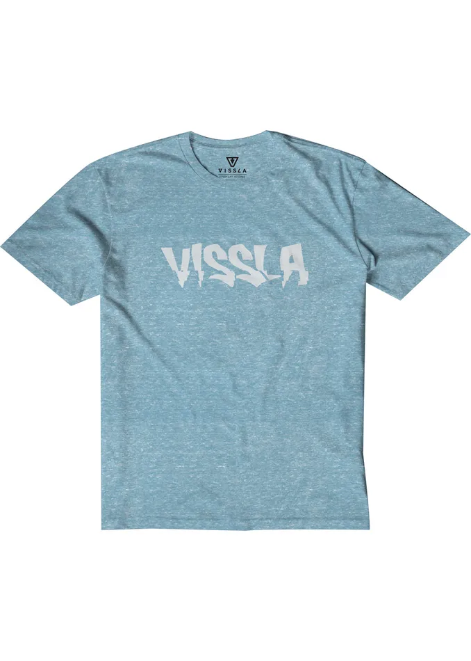 Vissla Clothing Youth Voltage Vissla Kids Snow Tee IBH 8211 Ice Blue Heather