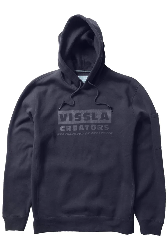 Vissla Fleece and Hoodies Men Creators Eco Po Hoodie Dark Naval