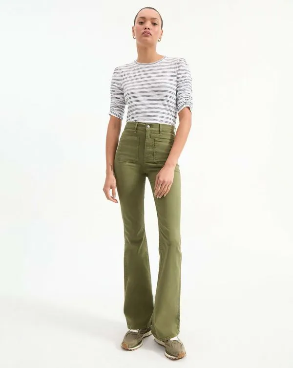 Waldorf Striped TShirt Blackandwhite Women Veronica Beard Tops