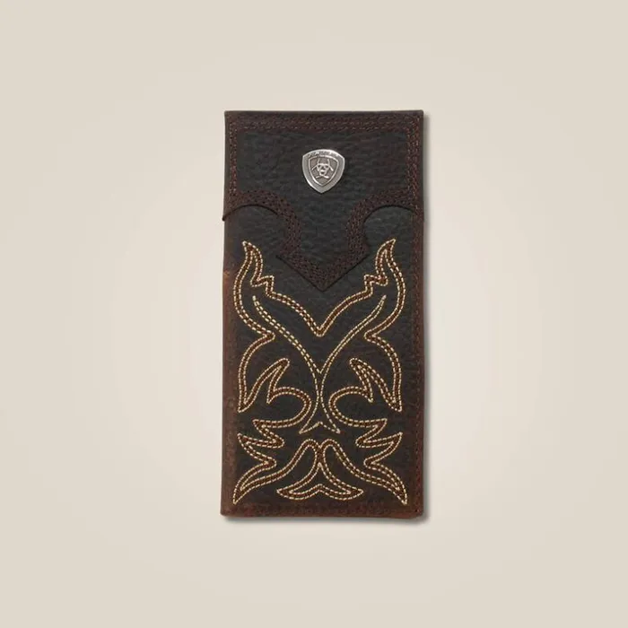 Wallets Kids Ariat Boot Stitch Rodeo Wallet Brown