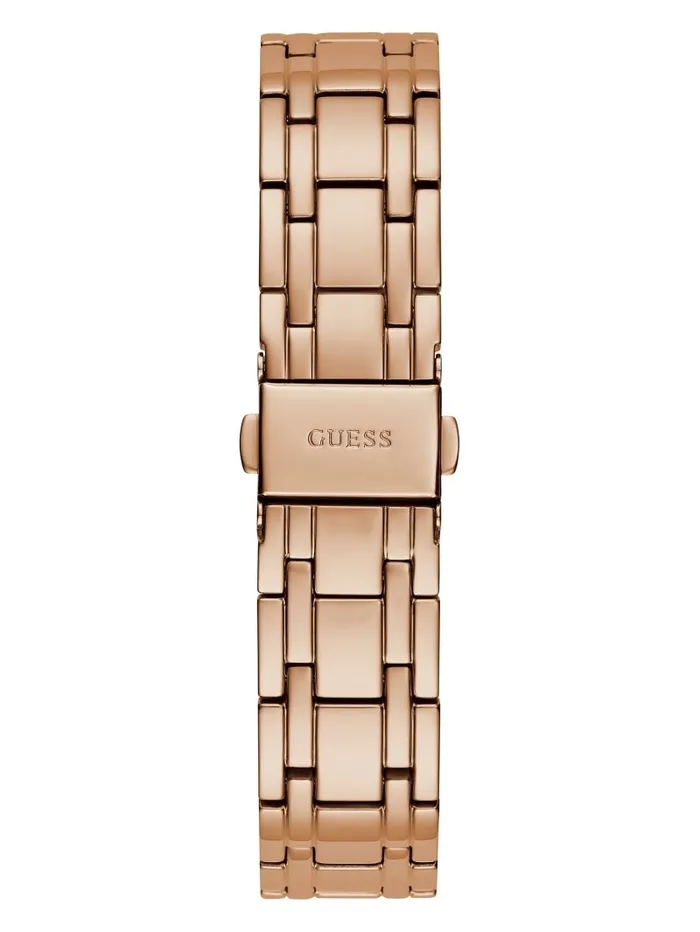 Watches GUESS Women Allara Multifunction Rose GoldTone Watch Rose Gold Watches GUESS Women Allara Multifunction Rose GoldTone Watch Rose Gold