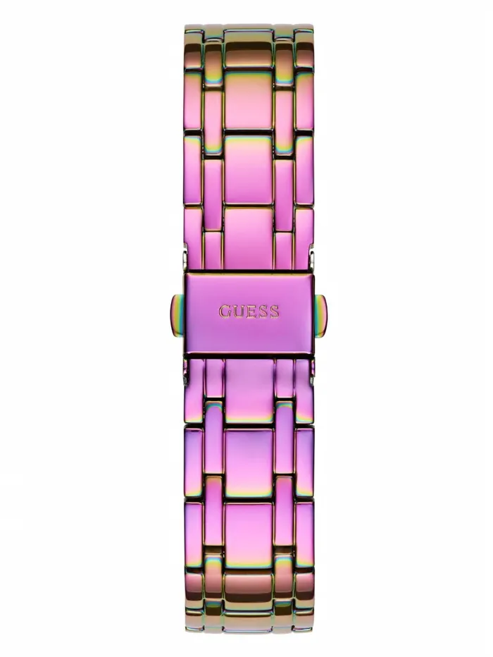 Watches Iridescent Rhinestone CutThrough Multifunction Watch Multi 8211 GUESS Women Watches Iridescent Rhinestone CutThrough Multifunction Watch Multi 8211 GUESS Women