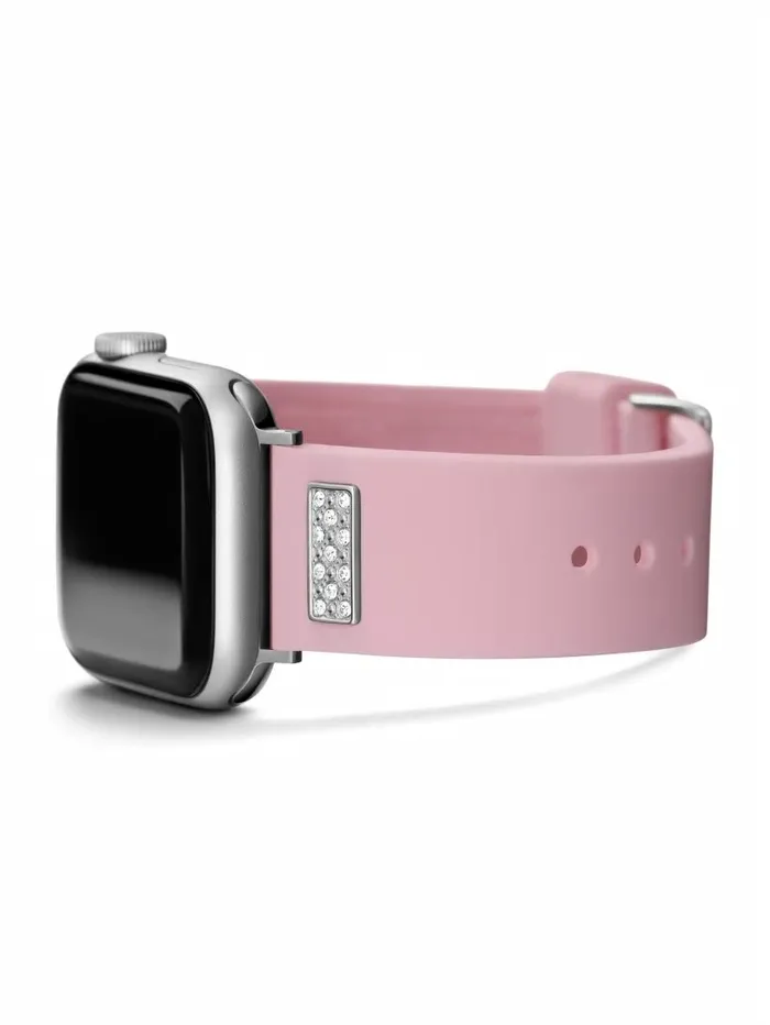 Watches Rhinestone Pink Silicone 3841 mm Band for Apple Watch Pink GUESS Women Watches Rhinestone Pink Silicone 3841 mm Band for Apple Watch Pink GUESS Women