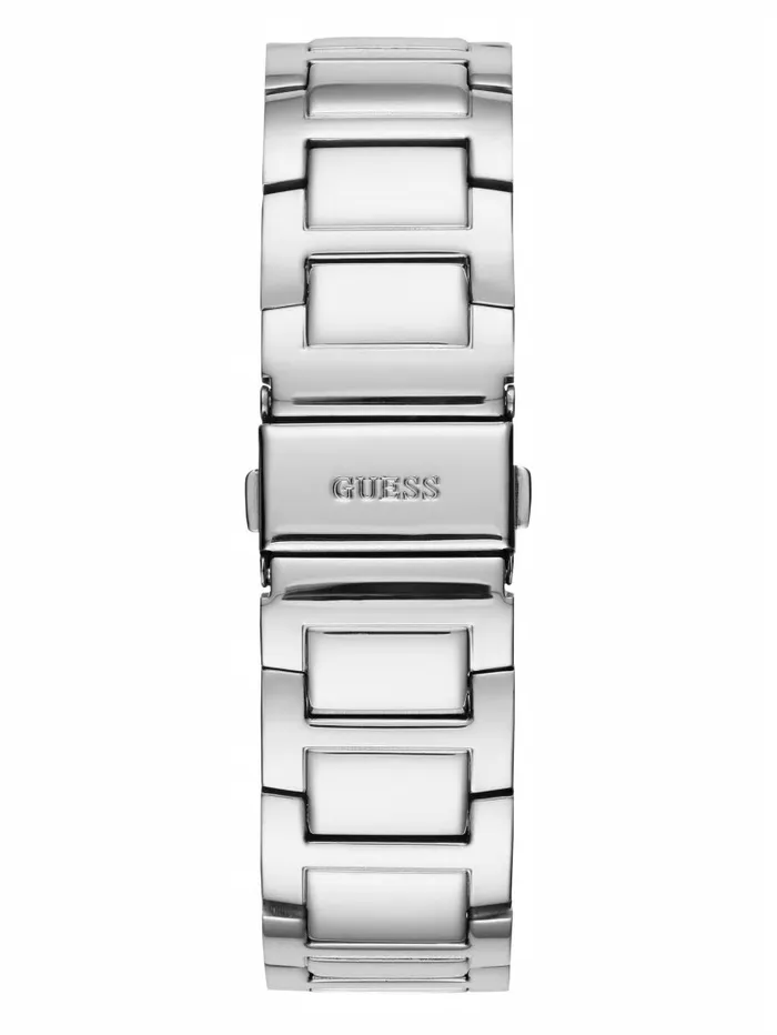 Watches Rhinestone SilverTone Multifunction Watch Silver 8211 GUESS Women