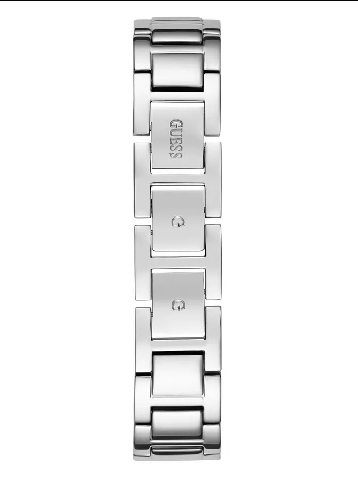 Watches SilverTone ChainLink Analog Watch Silver 8211 GUESS Women