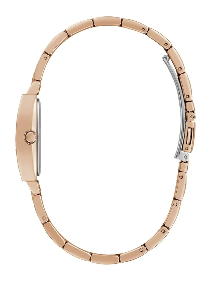 Watches Women Brilliant Rose GoldTone Analog Watch Rose Gold GUESS Watches Women Brilliant Rose GoldTone Analog Watch Rose Gold GUESS