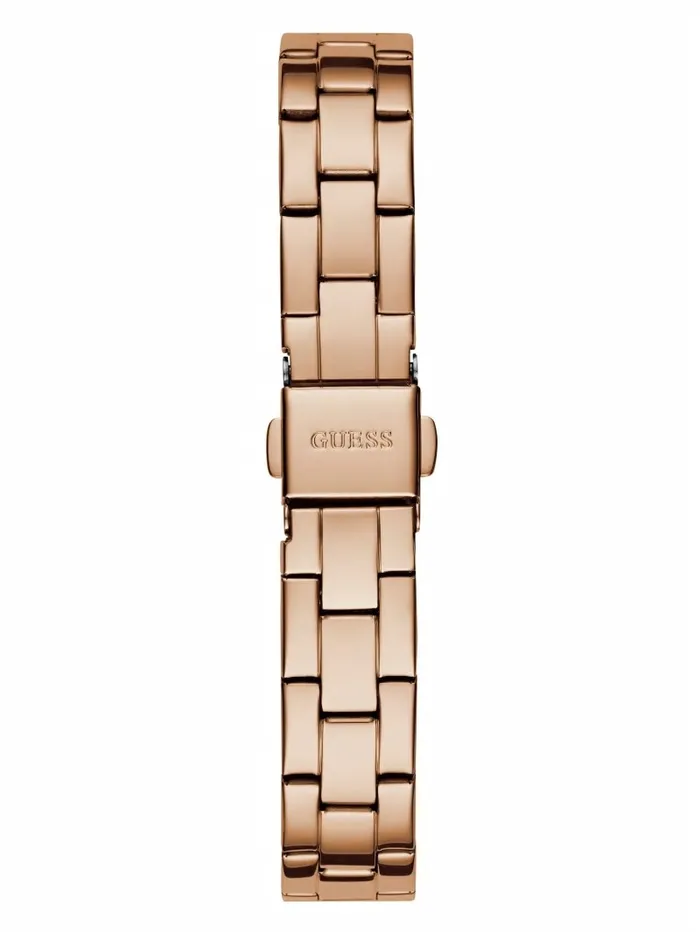 Watches Women Brilliant Rose GoldTone Analog Watch Rose Gold GUESS Watches Women Brilliant Rose GoldTone Analog Watch Rose Gold GUESS