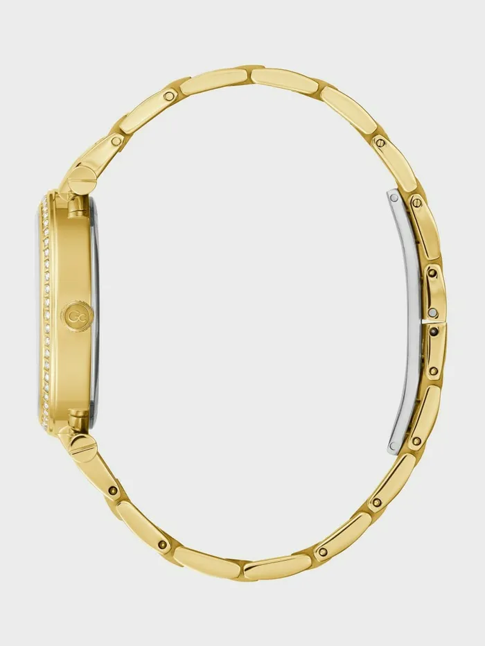 Watches Women Gc GoldTone Crystal Analog Watch Gold GUESS Watches Women Gc GoldTone Crystal Analog Watch Gold GUESS