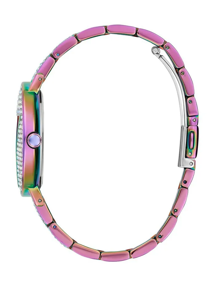 Watches Women GUESS Iconic Iridescent Analog Watch Iridescent Watches Women GUESS Iconic Iridescent Analog Watch Iridescent